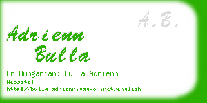adrienn bulla business card